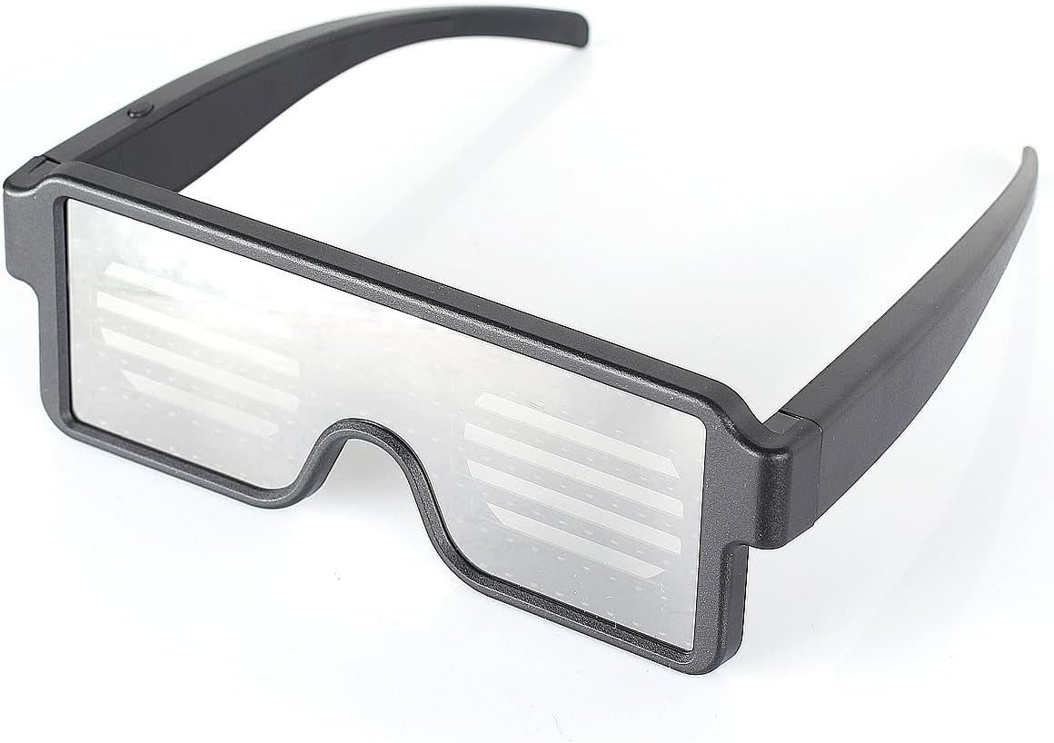 LED Glasses,Light up Glasses, Halloween 11 Patterns Sunglasse | LED Glasses Halloween 11 Patterns Sunglasses for Men and Women Nightclub, Birthday Parties and Other Occasions.