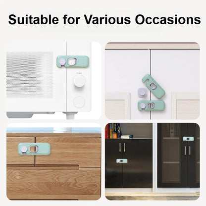 1/3/5PCS Child Proof Refrigerator Locks Cabinet Lock Fridge Locks for Kids Safety Baby Freezer Door Latches with Adhesive Tape