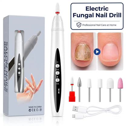 Rechargeable Nail Drill, Cordless Efiles for Fungal Nails Lightweight Nail Care Tool for Nail Repair