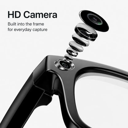 Y-AI Smart Glasses with Translation, 8MP Camera, Real-Time Recording, Wireless Calling and Voice Assistant