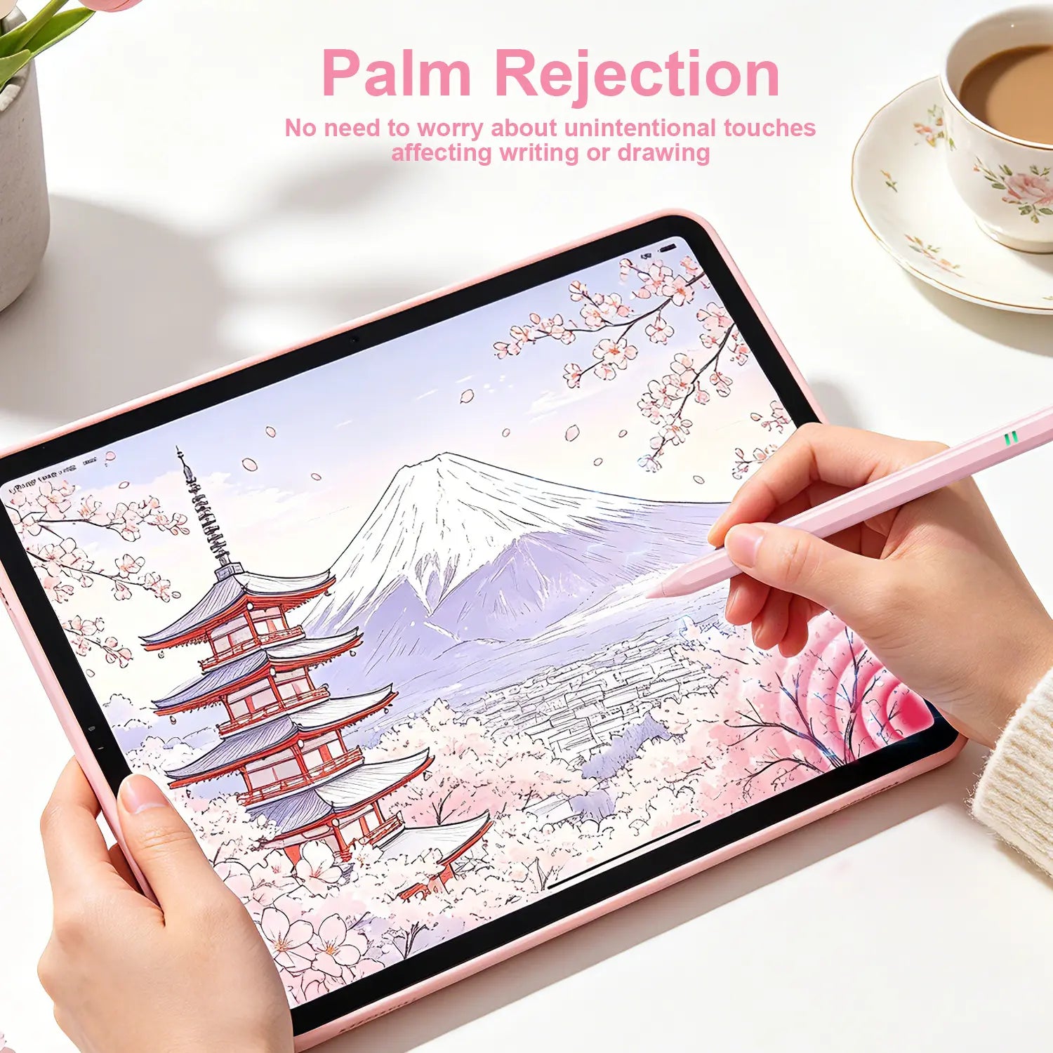 Stylus Pen for Ipad, Compatible with Apple Ipad 2018-2025,Fast Charging, Palm Rejection & Tilt Sensitivity for Drawingand Writing, Fits Ipad Pro 11"/13"/M4, Air 11"/13" M3/M2, Mini7/6/5, A16/11Th-6Th Gen #Tiktokshopsummersale