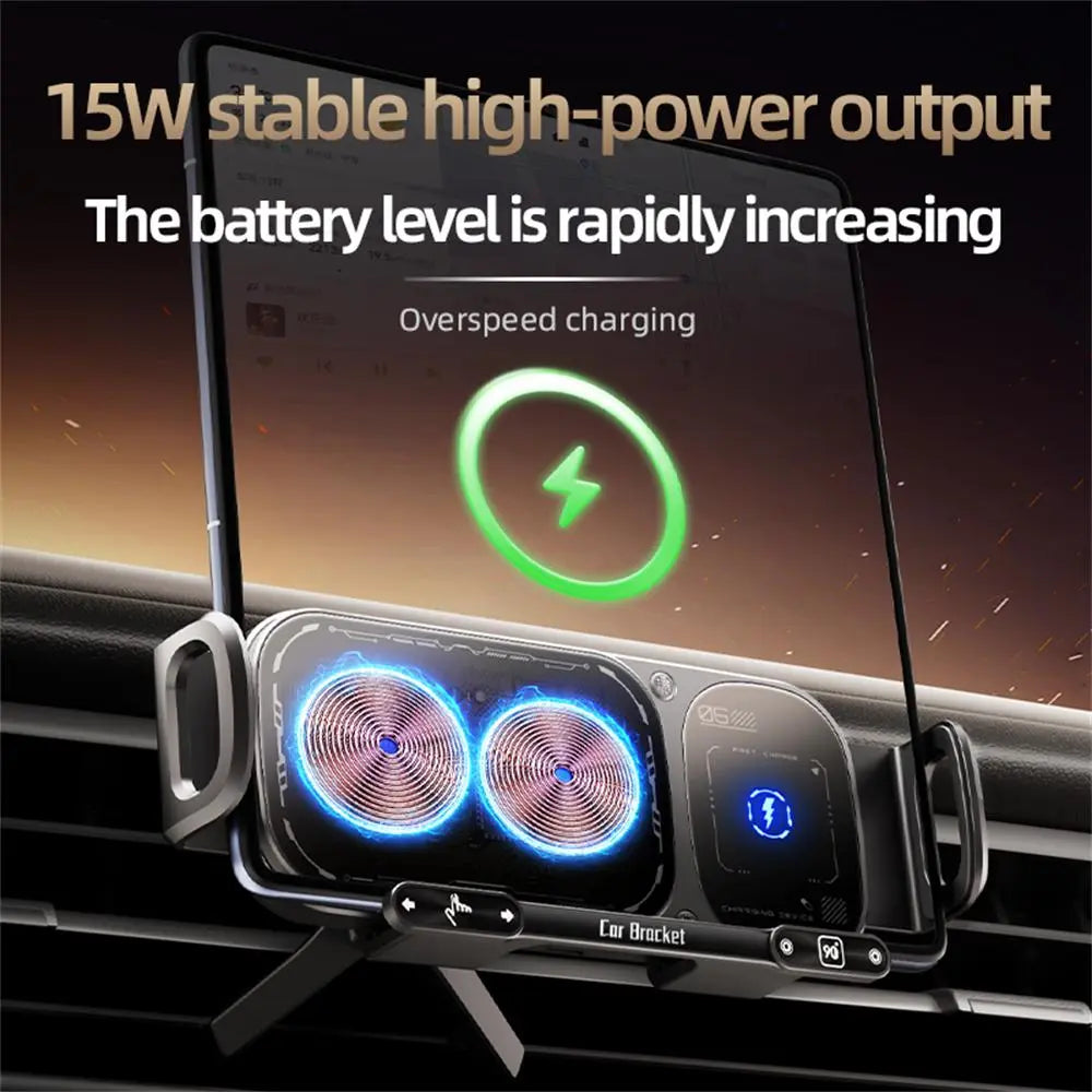 Car Air Outlet Phone Holder Charger, 15W Fast Charging Solution Wireless Charging Holder Charger, Magnetic Car Phone Holder for Iphone 15 14 13 12 11 Pro Max XS, Samsung Galaxy S23 Ultra, Electronic, Wireless Mobile Charger