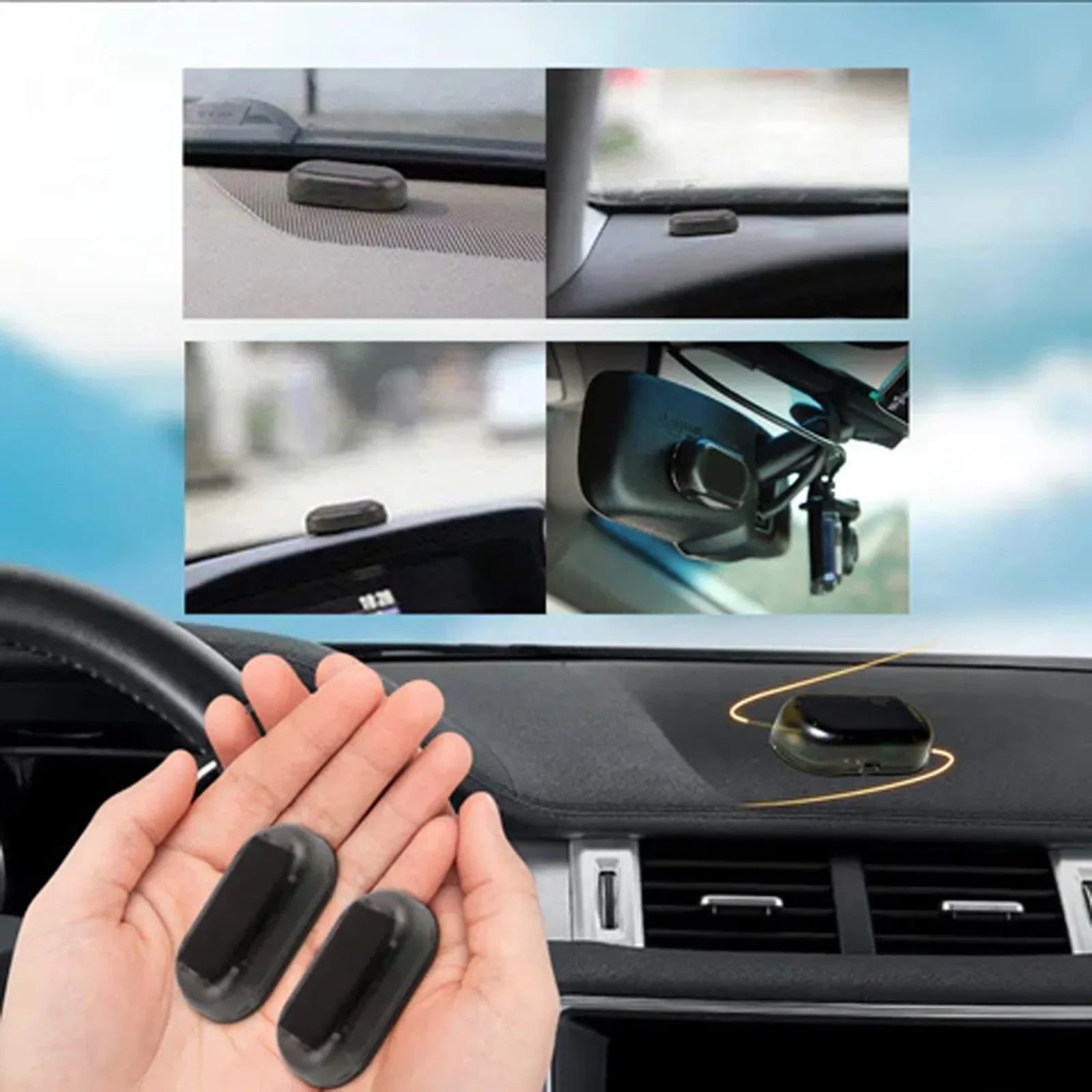Car Windshield Deicer Electromagnetic Antifreeze Device Auto Molecular Snow Removal Instrument Anti-Ice Tool Car Interior Access