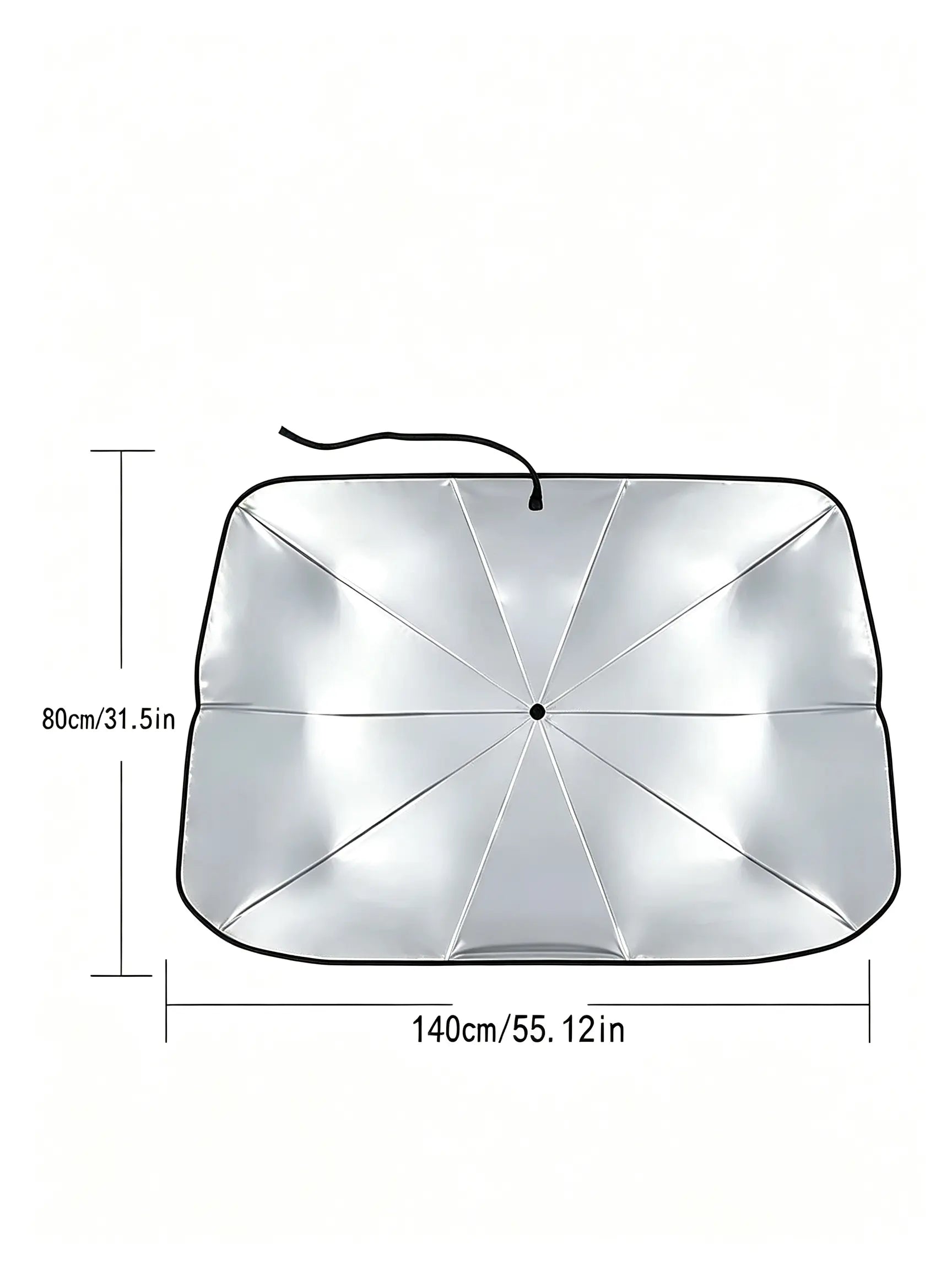 Portable Car Windshield Sunshade Umbrella - Foldable UV Protection & Heat Shield for All Cars, Keeps Interior Cool!
