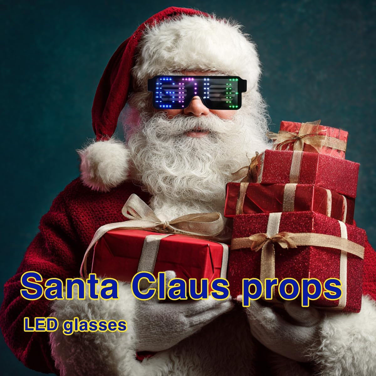 LED Glasses,Light up Glasses, Halloween 11 Patterns Sunglasse | LED Glasses Halloween 11 Patterns Sunglasses for Men and Women Nightclub, Birthday Parties and Other Occasions.