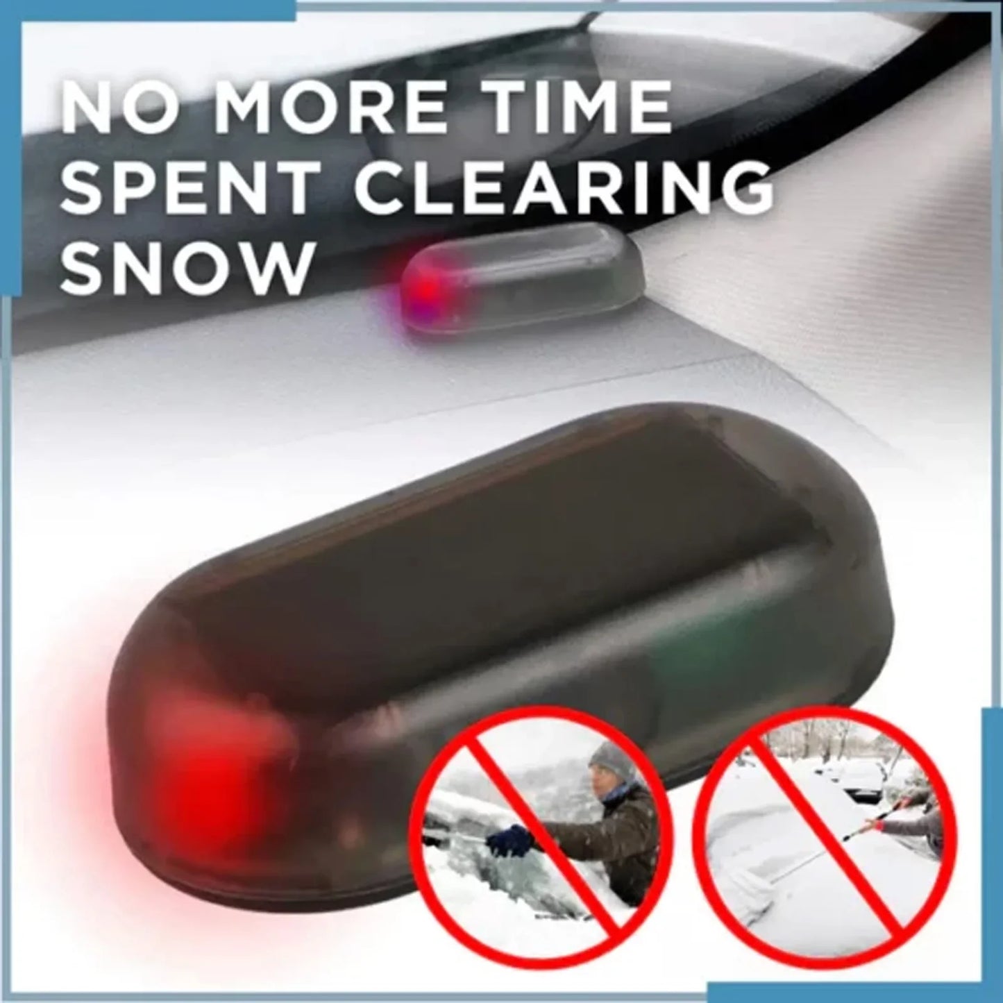 Car Windshield Deicer Electromagnetic Antifreeze Device Auto Molecular Snow Removal Instrument Anti-Ice Tool Car Interior Access