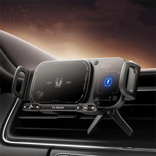 Car Air Outlet Phone Holder Charger, 15W Fast Charging Solution Wireless Charging Holder Charger, Magnetic Car Phone Holder for Iphone 15 14 13 12 11 Pro Max XS, Samsung Galaxy S23 Ultra, Electronic, Wireless Mobile Charger