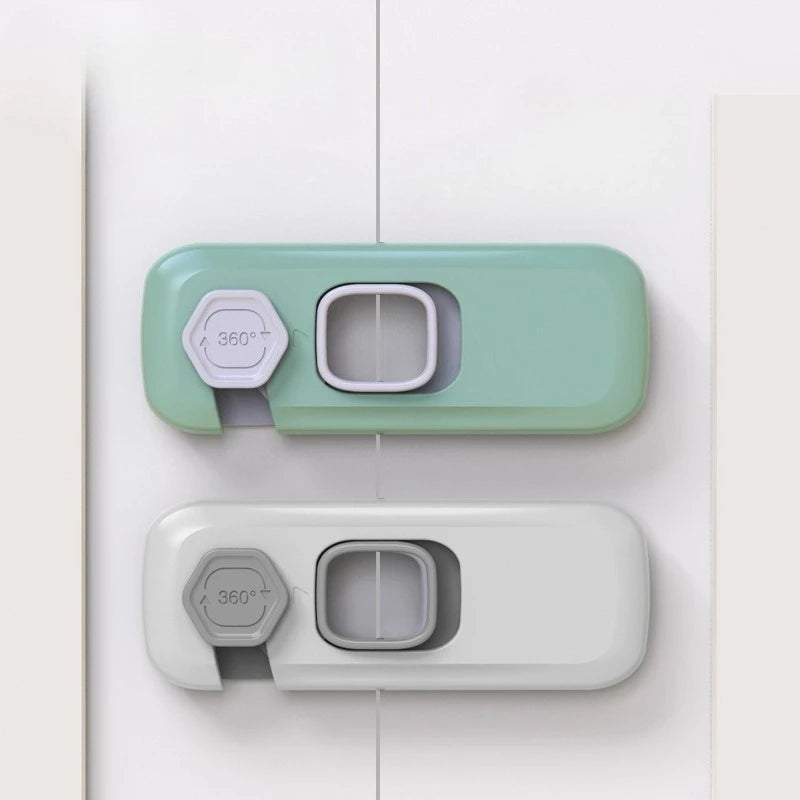 1/3/5PCS Child Proof Refrigerator Locks Cabinet Lock Fridge Locks for Kids Safety Baby Freezer Door Latches with Adhesive Tape