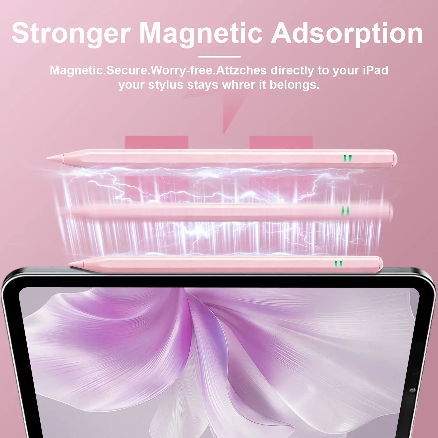 Stylus Pen for Ipad, Compatible with Apple Ipad 2018-2025,Fast Charging, Palm Rejection & Tilt Sensitivity for Drawingand Writing, Fits Ipad Pro 11"/13"/M4, Air 11"/13" M3/M2, Mini7/6/5, A16/11Th-6Th Gen #Tiktokshopsummersale