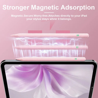Stylus Pen for Ipad, Compatible with Apple Ipad 2018-2025,Fast Charging, Palm Rejection & Tilt Sensitivity for Drawingand Writing, Fits Ipad Pro 11"/13"/M4, Air 11"/13" M3/M2, Mini7/6/5, A16/11Th-6Th Gen #Tiktokshopsummersale