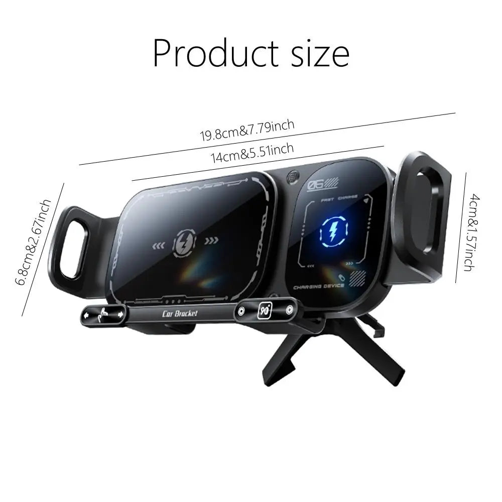 Car Air Outlet Phone Holder Charger, 15W Fast Charging Solution Wireless Charging Holder Charger, Magnetic Car Phone Holder for Iphone 15 14 13 12 11 Pro Max XS, Samsung Galaxy S23 Ultra, Electronic, Wireless Mobile Charger