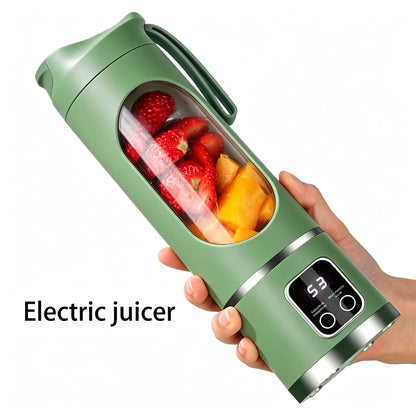 【Summer Sale Deals】 Portable 15.22 Oz USB Rechargeable Personal Blender with LED Display, Durable Abs Material, Perfect for Smoothies & Juices, Home Kitchen Essential,Home Essentials
