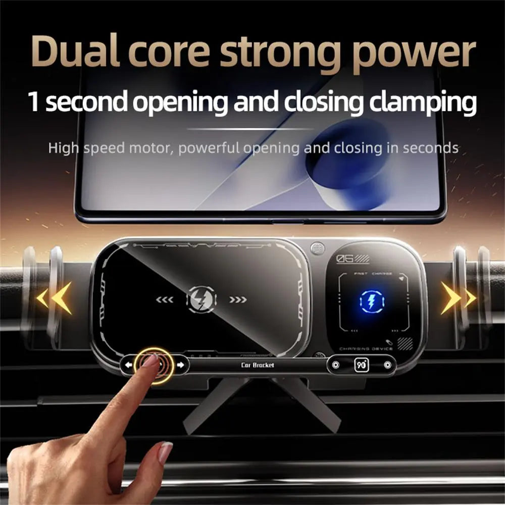 Car Air Outlet Phone Holder Charger, 15W Fast Charging Solution Wireless Charging Holder Charger, Magnetic Car Phone Holder for Iphone 15 14 13 12 11 Pro Max XS, Samsung Galaxy S23 Ultra, Electronic, Wireless Mobile Charger