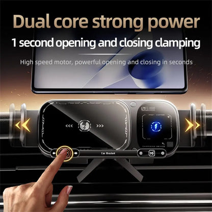 Car Air Outlet Phone Holder Charger, 15W Fast Charging Solution Wireless Charging Holder Charger, Magnetic Car Phone Holder for Iphone 15 14 13 12 11 Pro Max XS, Samsung Galaxy S23 Ultra, Electronic, Wireless Mobile Charger